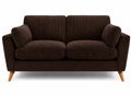 Bliss Harlow Jumbo Cord High Back 2 Seater Sofa – Compact Corduroy Sofa, Supportive High Back, Solid Hardwood Frame, Washable Covers