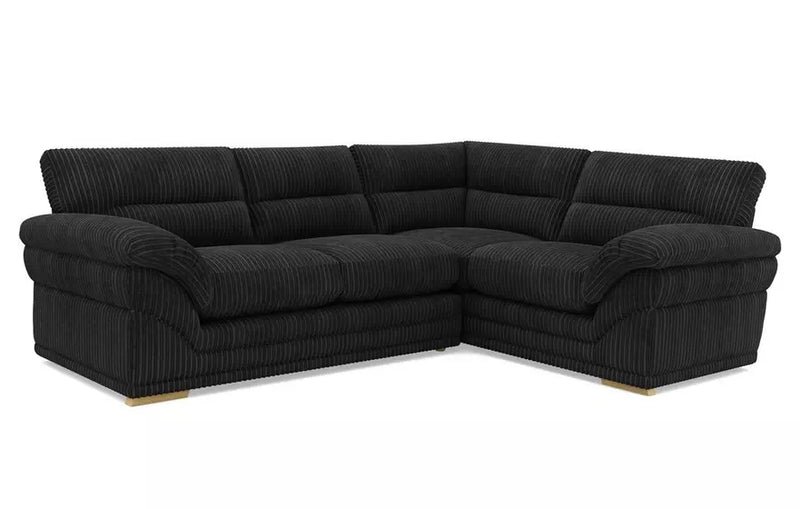 Amalfi Claude Left Hand Facing 2 Piece Corner Group | Corner Sofa | Jumbo Cord | 10 Colours | Reversible Cushions | Free UK Delivery