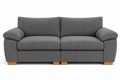 Amalfi Split Sectional Sofa | 2 Seater | Jumbo Cord | 10 Colours | Splits in Two for Easy Access | Free UK Delivery