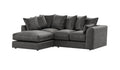 Plush Velvet Corner Sofa | 4 Seater Corner | Plush Velvet | 5 Colours | Left or Right Hand Facing | Free UK Delivery