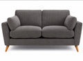 Bliss Harlow Jumbo Cord High Back 2 Seater Sofa – Compact Corduroy Sofa, Supportive High Back, Solid Hardwood Frame, Washable Covers