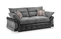 Logan Sofa | 3 Seater | Jumbo Cord | Black and Grey, Brown and Beige | Soft Velvety Touch | Free UK Delivery