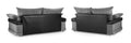 Logan Sofa | 3+2 Seater Set | Jumbo Cord | Black and Grey, Brown and Beige | Soft Velvety Touch | Free UK Delivery