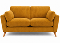 Bliss Harlow Jumbo Cord High Back 2 Seater Sofa – Compact Corduroy Sofa, Supportive High Back, Solid Hardwood Frame, Washable Covers