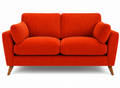 Bliss Harlow Jumbo Cord High Back 2 Seater Sofa – Compact Corduroy Sofa, Supportive High Back, Solid Hardwood Frame, Washable Covers