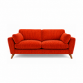 Bliss Harlow Jumbo Cord High Back 3 Seater Sofa – Corduroy Sofa, Supportive High Back, Solid Hardwood Frame, Washable Covers