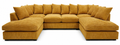 Bliss U-Shaped Cord Modular Sofa | U-Shape Corner | Jumbo Cord | 10 Colours | Memory Foam Seats | Free UK Delivery