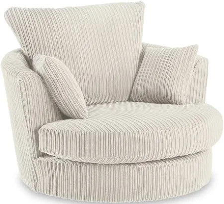 Jumbo Cord Swivel Chairs