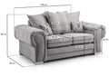 Verona (Scatter Back) 2 Seater Sofa