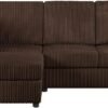 Jumbo Cord 4 Seater Corner Sofa