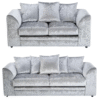 Crushed Velvet Seater Sofa